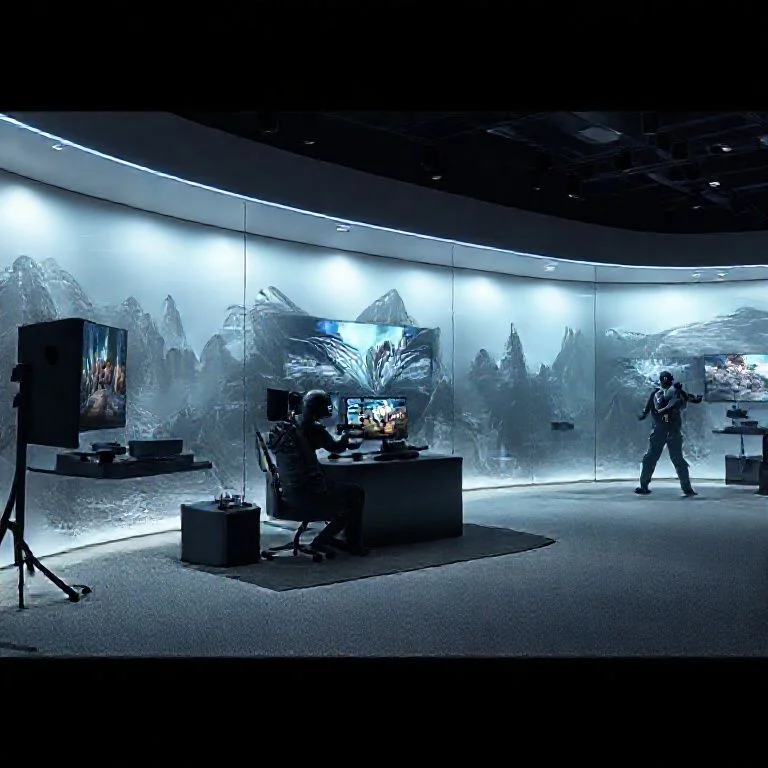 Abstract cosmic journey background for 2042 milestone